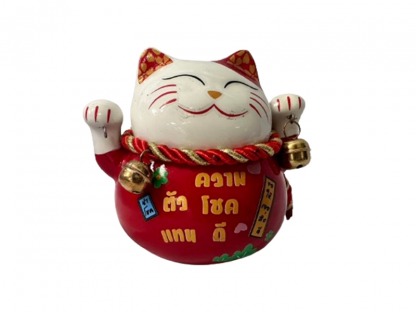 ตุ๊กตาแมวนำโชค - รับผลิตตุ๊กตาหมาเรซิ่น-เค เอส เค อินเตอร์เทรด