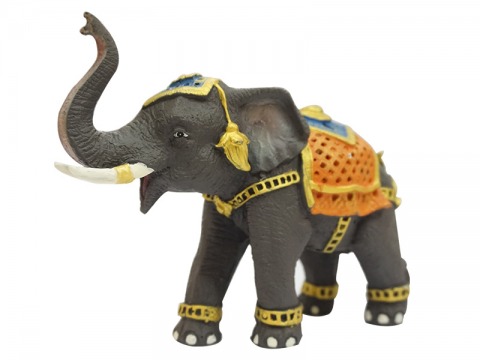 ตุ๊กตาเรชิ่นช้างเพ้นท์สี